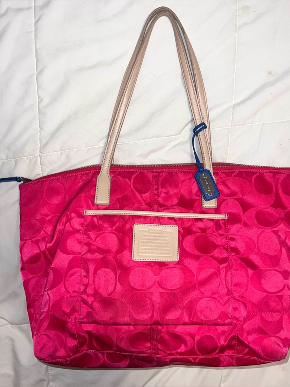 Y2K COACH WEEKEND BAG 24862 PINK